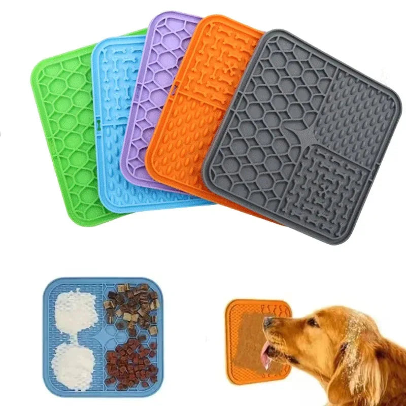 Pet Lick Silicone Mat for Dogs Food Training Dog Feeder
