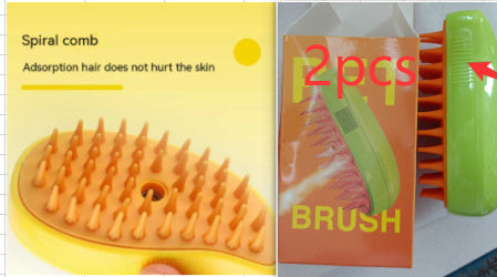 og Brush Electric Spray Cat Hair Brushes For Massage Pet Grooming Comb Hair Removal Combs