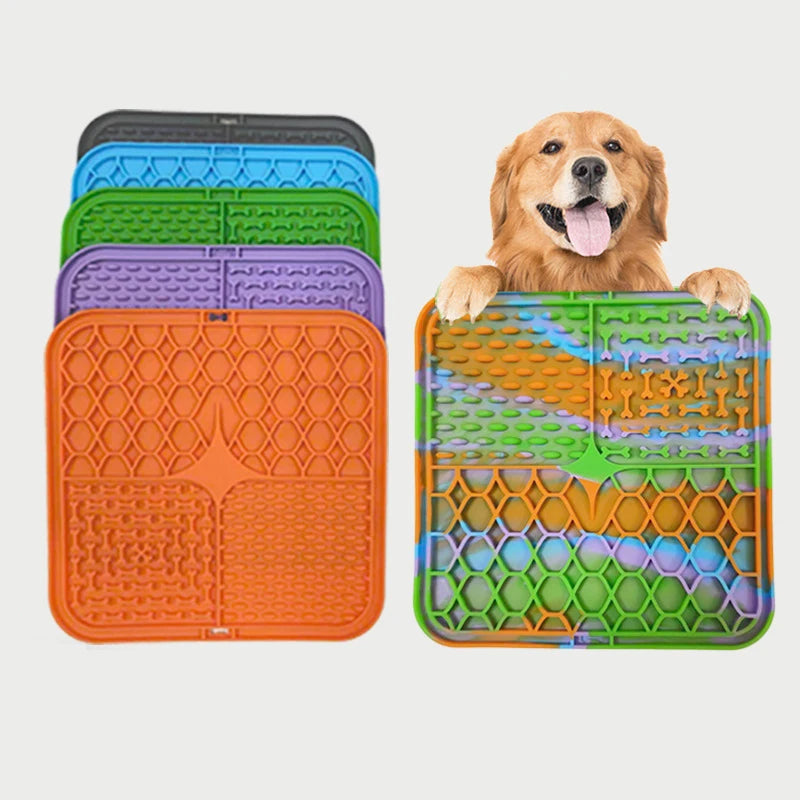 Pet Lick Silicone Mat for Dogs Food Training Dog Feeder